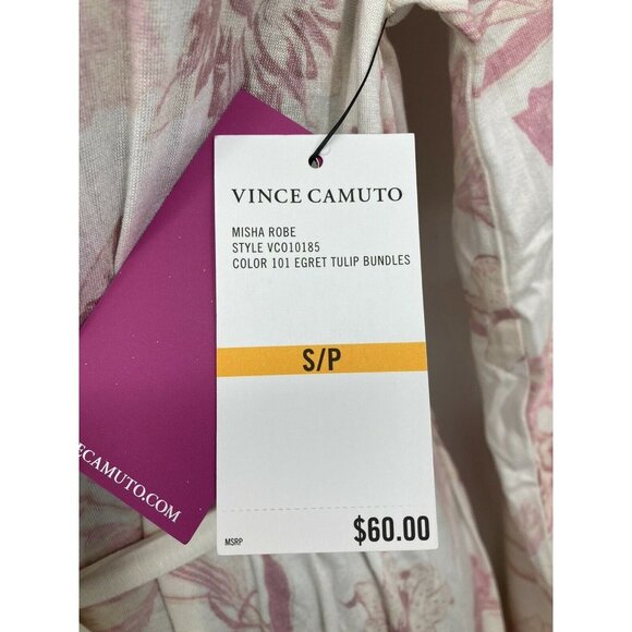 Vince Camuto Misha Robe Size Small S Pink New - Picture 8 of 11